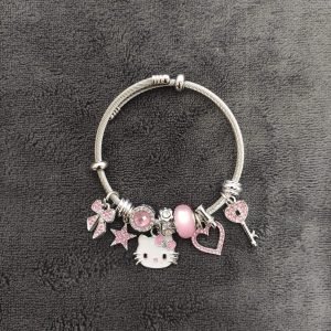 pulsera rigida hello kitty