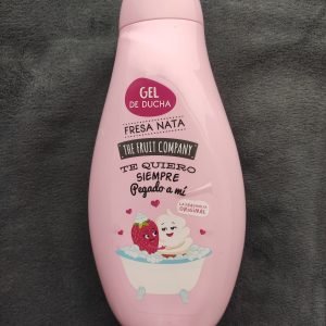 Gel ducha fresa y nata