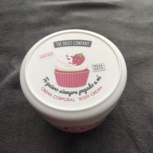 Crema corporal fresa y nata