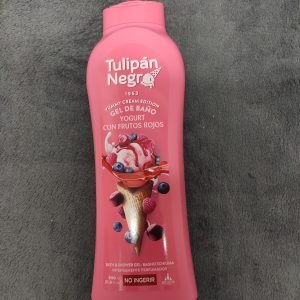 Gel de baño de yogurt de frutos rojos