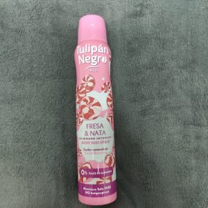 Desodorante en spray fresa y nata